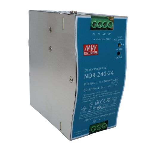 Alimentatore Mean Well NDR-240-24