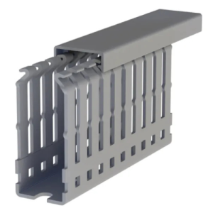 CANALINA DI CABLAGGIO PVC 100x100 GRIGIA
