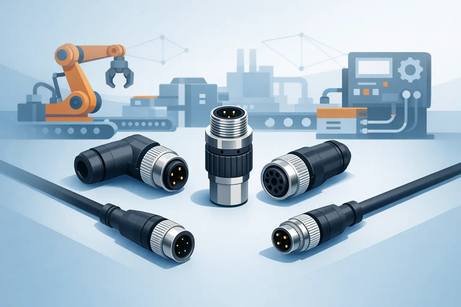 Blog 10 Migliori connettori M12 per automazione industriale